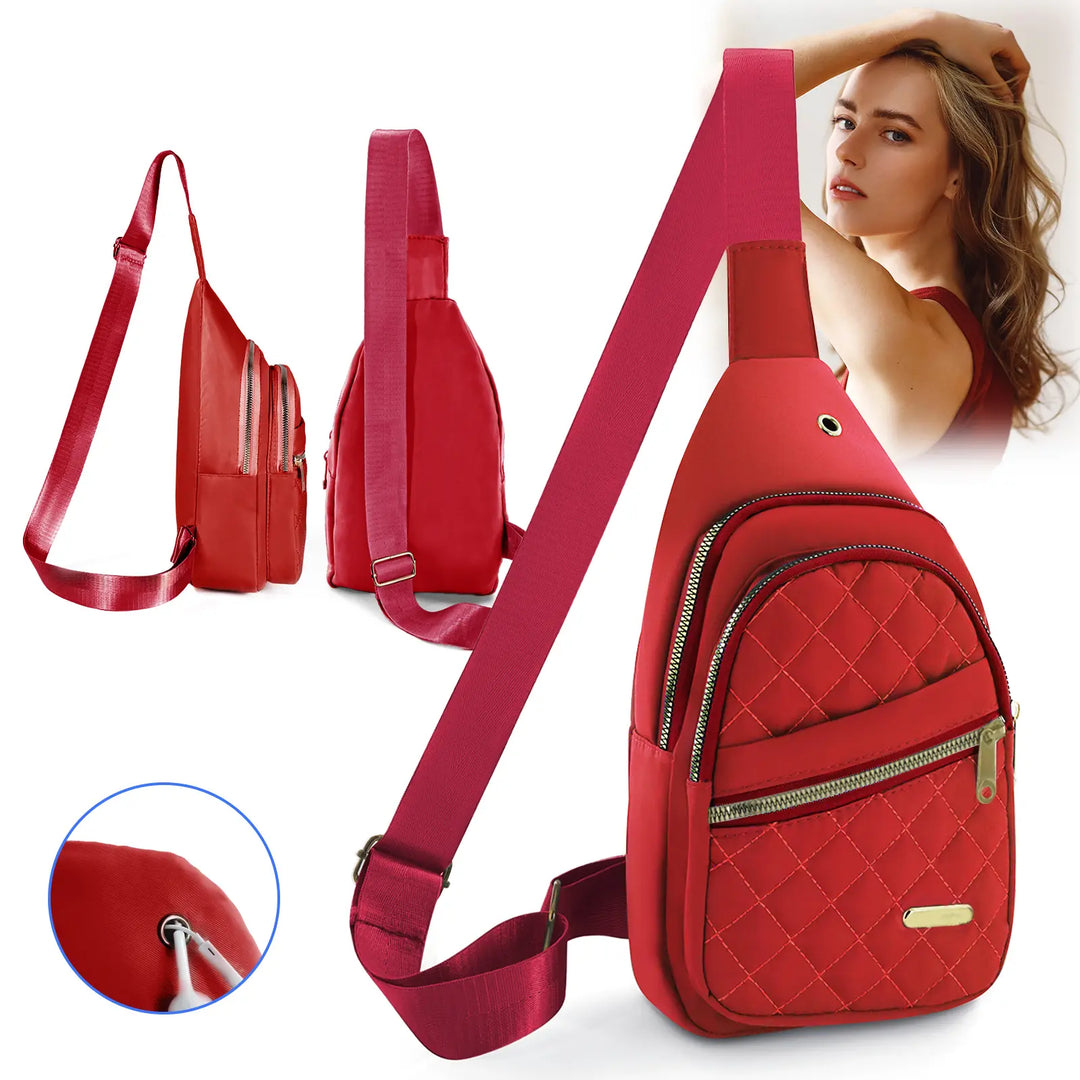 Small Sling Bakpack Crossbody Bags for Women Chest Bag Cross Body Bag Fanny Pack for Outdoors Hiking Traveling,Crossbody Small Sling Backpack Sling Bag for Women Men,Mother&