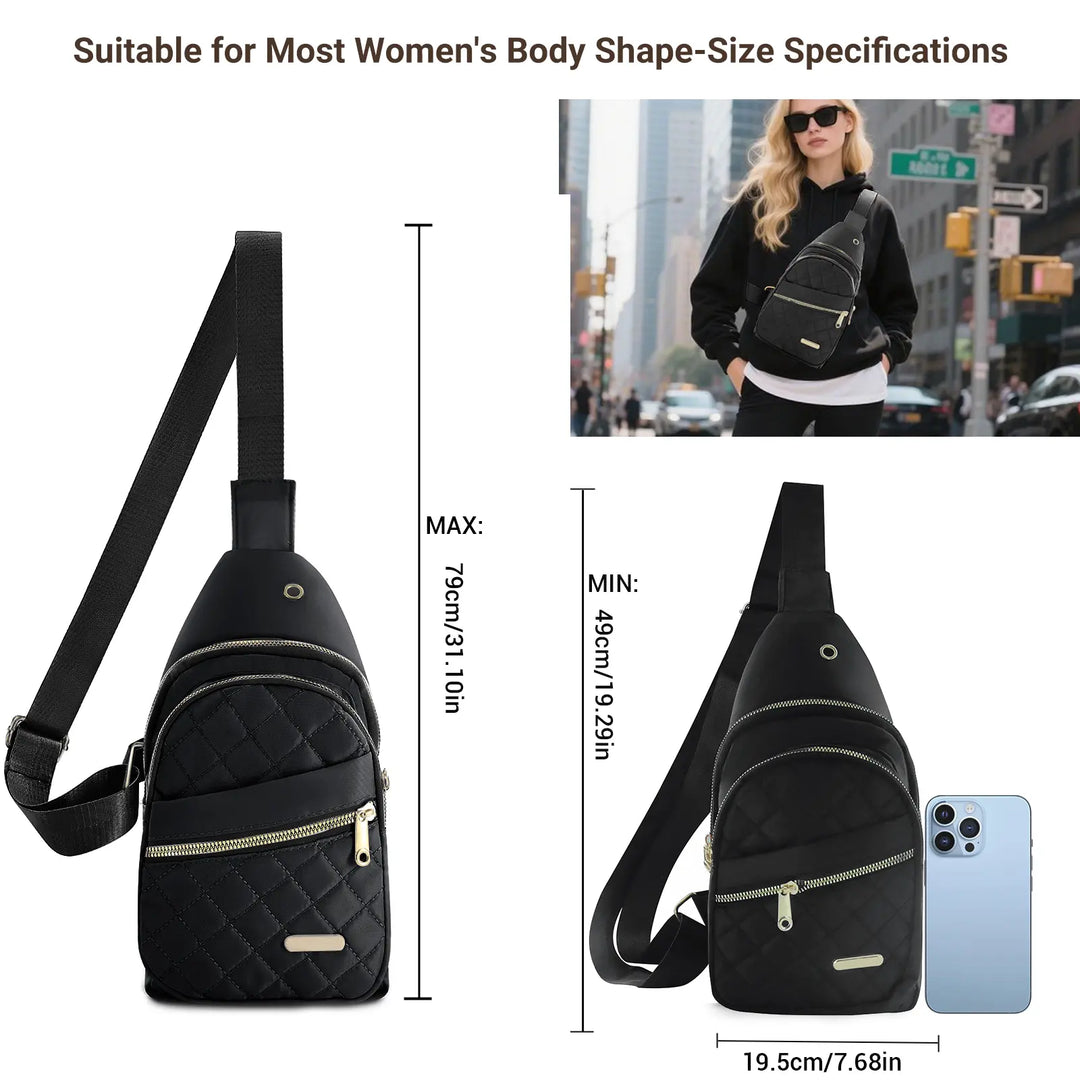 Small Sling Bakpack Crossbody Bags for Women Chest Bag Cross Body Bag Fanny Pack for Outdoors Hiking Traveling,Crossbody Small Sling Backpack Sling Bag for Women Men,Mother&