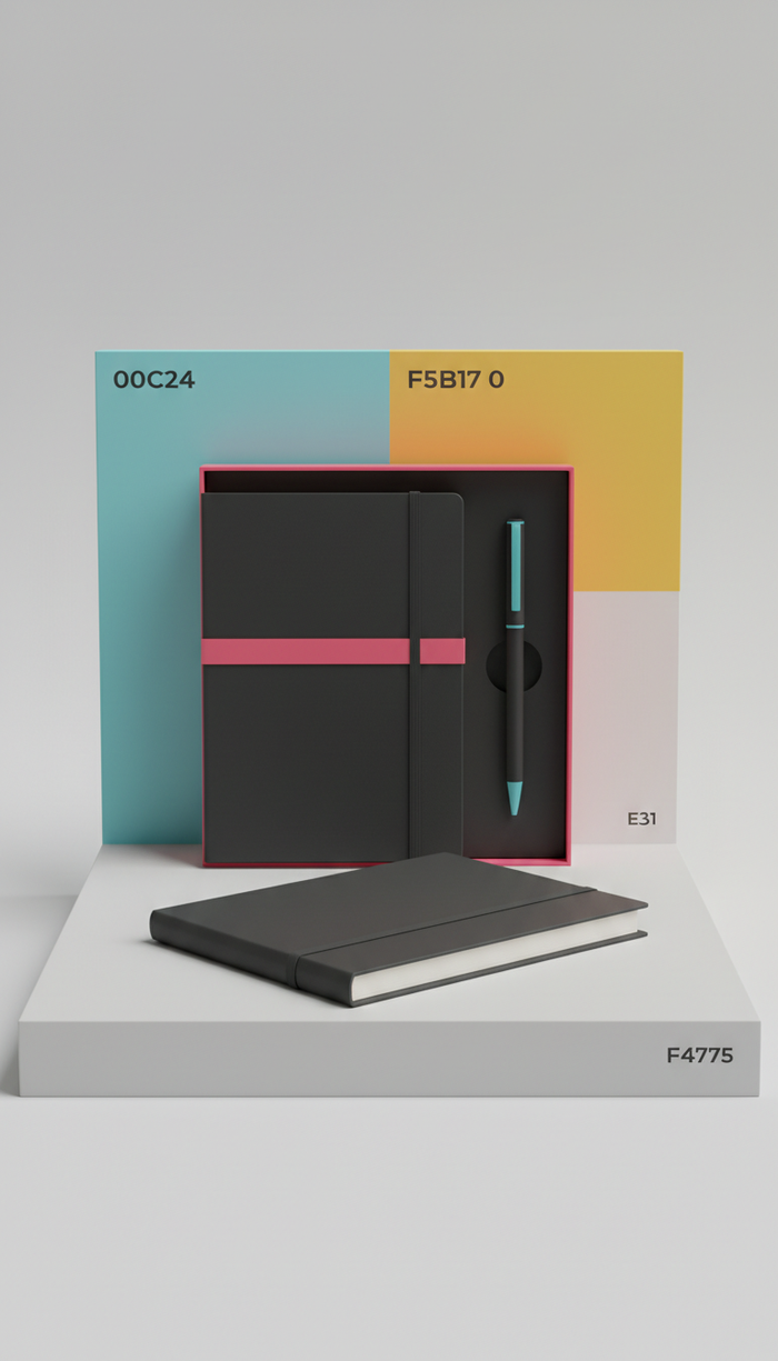 Illustrative sample: Notebook & Pen Set