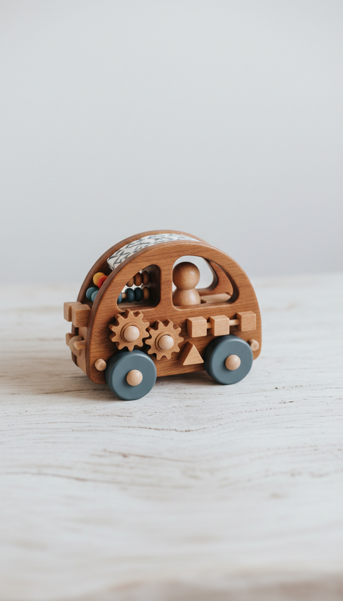 Illustrative sample: Wooden Toy Car